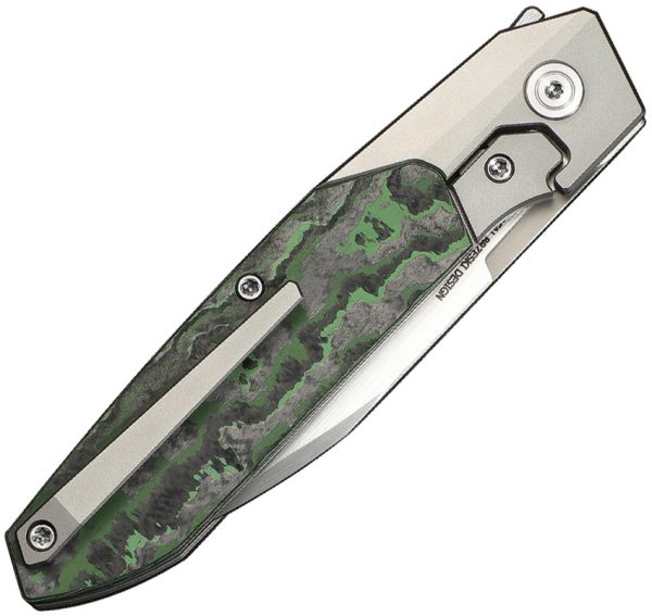 We Knife Co Ltd Brr15 Bolster Lock Folding Knife 3.25" M390 Gray Titanium