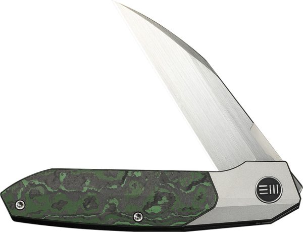 We Knife Co Ltd Brr15 Bolster Lock Folding Knife 3.25" M390 Gray Titanium