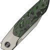 We Knife Co Ltd Brr15 Bolster Lock Folding Knife 3.25" M390 Gray Titanium