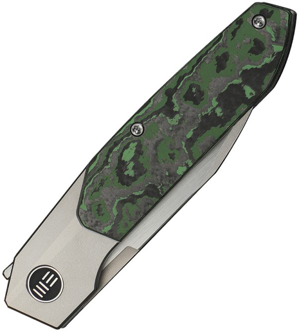 We Knife Co Ltd Brr15 Bolster Lock Folding Knife 3.25" M390 Gray Titanium