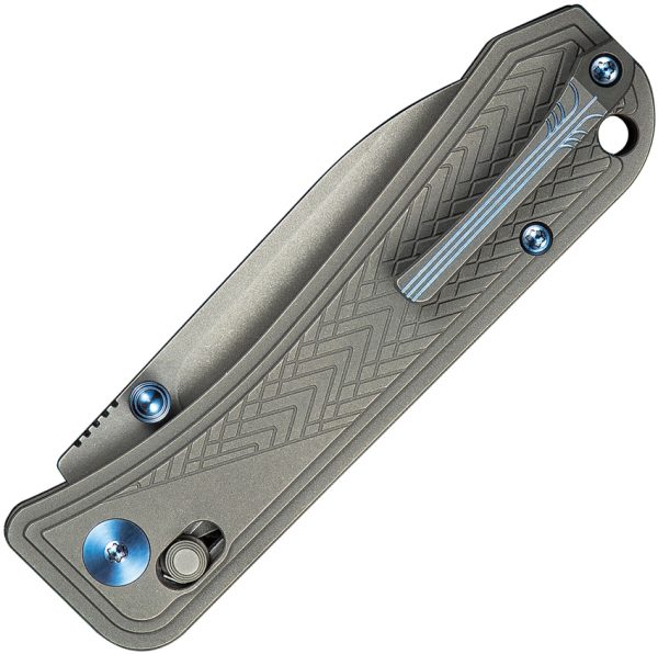 We Knife Co Ltd Bougie Banter Folding Knife S45VN Gray Titanium