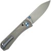 We Knife Co Ltd Bougie Banter Folding Knife S45VN Gray Titanium