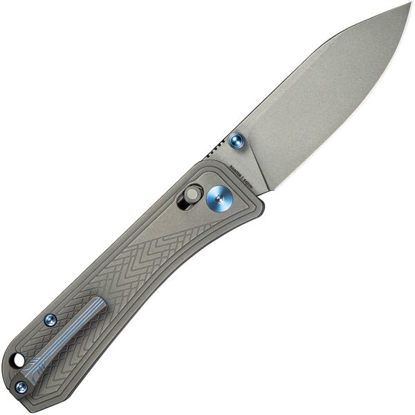 We Knife Co Ltd Bougie Banter Folding Knife S45VN Gray Titanium