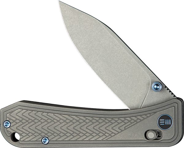 We Knife Co Ltd Bougie Banter Folding Knife S45VN Gray Titanium
