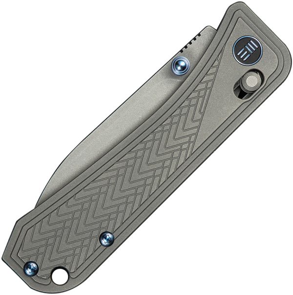 We Knife Co Ltd Bougie Banter Folding Knife S45VN Gray Titanium