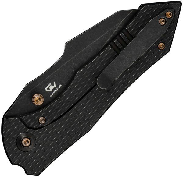 We Knife Co Ltd High-Fin XL Framelock Folding Knife Black CPM-20CV