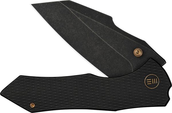 We Knife Co Ltd High-Fin XL Framelock Folding Knife Black CPM-20CV