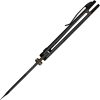 We Knife Co Ltd High-Fin XL Framelock Folding Knife Black CPM-20CV