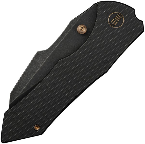 We Knife Co Ltd High-Fin XL Framelock Folding Knife Black CPM-20CV