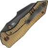 We Knife Co Ltd High-Fin XL Framelock 3.5" CPM-20CV Gold Titanium