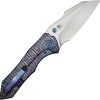 We Knife Co Ltd High-Fin XL Framelock Flame Red Folding Knife