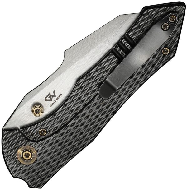 We Knife Co Ltd High-Fin XL Framelock CPM-20CV 3.5" Gray