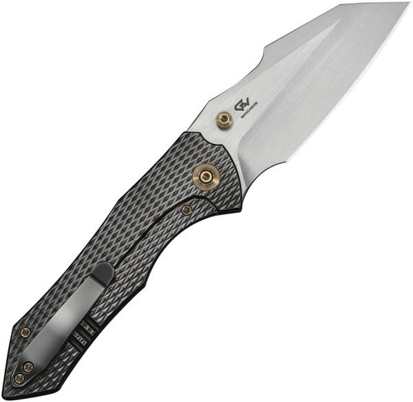 We Knife Co Ltd High-Fin XL Framelock CPM-20CV 3.5" Gray