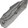 We Knife Co Ltd High-Fin XL Framelock Folding Knife 3.5" Damasteel Gray Titanium