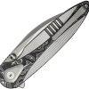We Knife Co Ltd Zenthra Folding Knife M390 Wharncliffe Framelock Gray Titanium