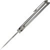 We Knife Co Ltd Zenthra Folding Knife M390 Wharncliffe Framelock Gray Titanium