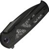 We Knife Co Ltd Sylox Button Lock Folding Knife 3.88" M390 Black