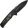 We Knife Co Ltd Sylox Button Lock Folding Knife 3.88" M390 Black