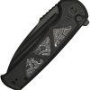 We Knife Co Ltd Sylox Button Lock Folding Knife 3.88" M390 Black