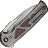 We Knife Co Ltd Sylox Button Lock Folding Knife Gray 3.88in M390