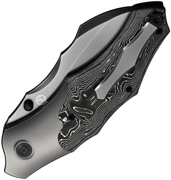 We Knife Co Ltd Orc Boss Folding Knife 3.88" CPM-20CV Hawkbill Linerlock