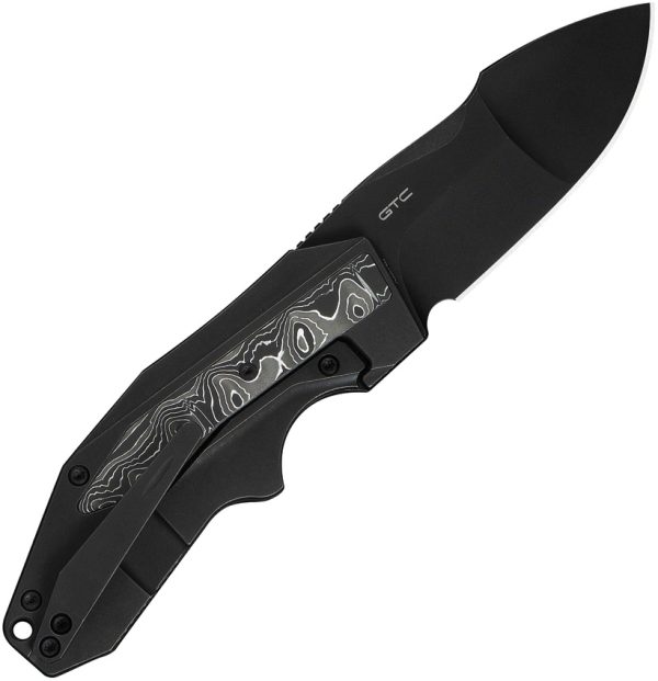 We Knife Co Ltd Coral Framelock 3" CPM-20CV Black Titanium Folding Knife