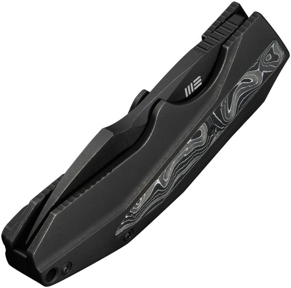 We Knife Co Ltd Coral Framelock 3" CPM-20CV Black Titanium Folding Knife