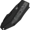 We Knife Co Ltd Coral Framelock 3" CPM-20CV Black Titanium Folding Knife
