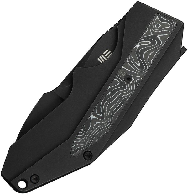 We Knife Co Ltd Coral Framelock 3" CPM-20CV Black Titanium Folding Knife