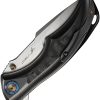 We Knife Co Ltd Tighe Down Button Lock Folding Knife 4" M390 Rose CF