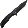 We Knife Co Ltd Tighe Folding Knife Button Lock 4" M390 Black