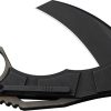 We Knife Co Ltd Tayra Framelock Folding Knife, 2.25" Bohler M390 Hawkbill, Black Titanium