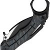We Knife Co Ltd Tayra Framelock Flame 2.25" Hawkbill Folding Knife