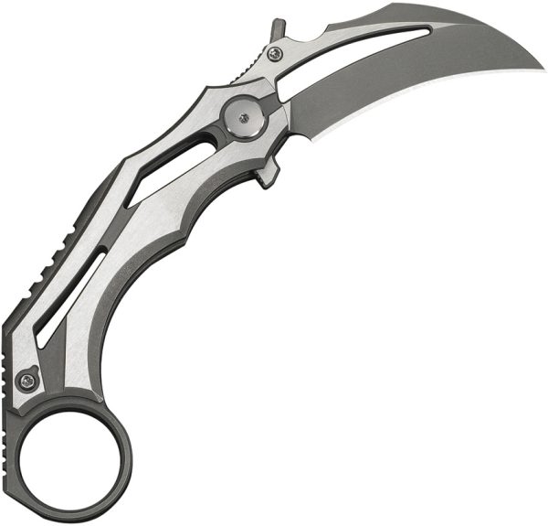 We Knife Co Ltd Cryonix Folding Knife 2" Bohler M390 Linerlock Gray