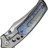 We Knife Co Skynix Bolster Lock Folding Knife 3.75" M390 Gray Titanium