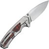 We Knife Co Ltd Corwyn Framelock 3.75" M390 Lava Flow Folding Knife
