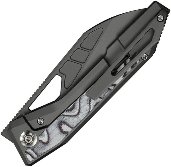 We Knife Co Ltd Inceptus Framelock Folding Knife 3.5" M390 Wharncliffe Blade