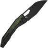 We Knife Co Ltd Inceptus Framelock 3.5" Bohler M390 Black Titanium Green CF