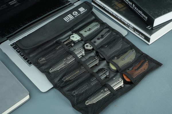 We Knife Co Ltd Knife Roll Black Nylon 10-Knife Capacity