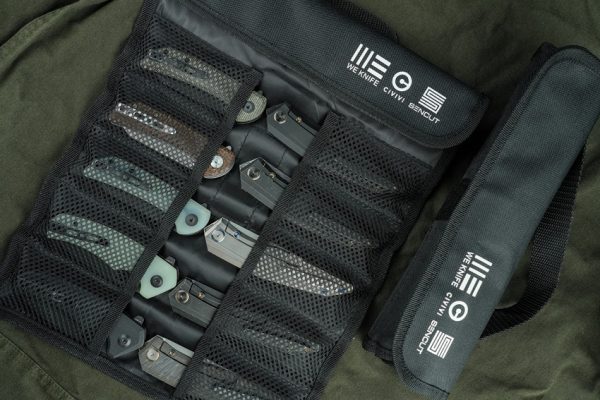We Knife Co Ltd Knife Roll Black Nylon 10-Knife Capacity