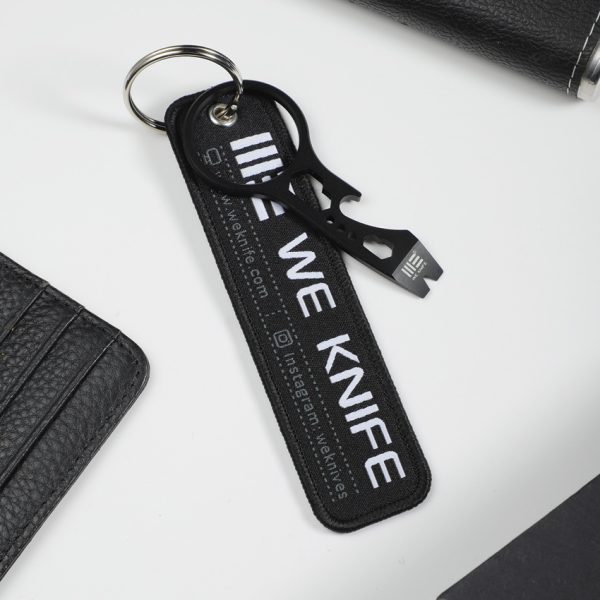 We Knife Co Ltd Flight Tag Pry Bar Multi-Tool Black Stainless Steel