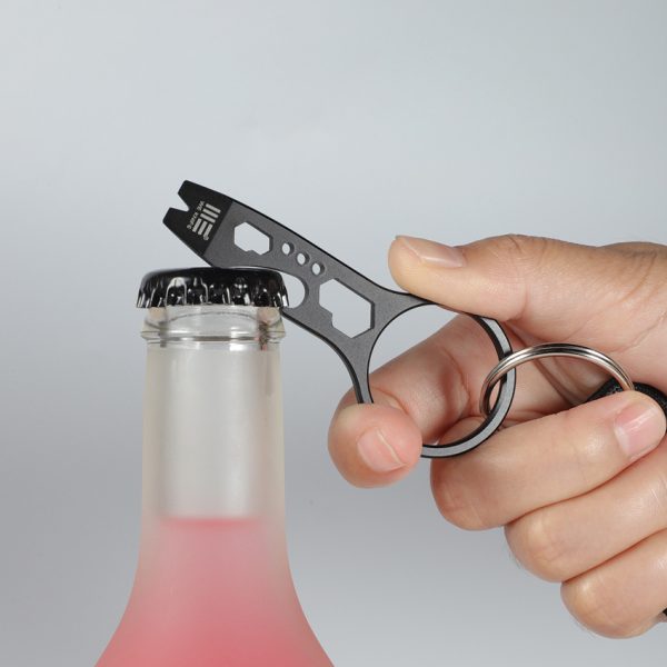 We Knife Co Ltd Flight Tag Pry Bar Multi-Tool Black Stainless Steel