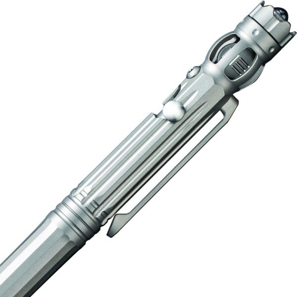 We Knife Co Ltd Baculus Spinner Titanium Pen Gray