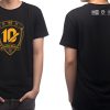 We Knife Co Ltd Gold Logo T-Shirt 3XL Black Cotton