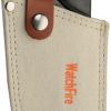 WatchFire Stozer Butcher Knife 7" Stainless Blade Black Handle