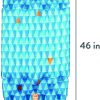 ust freestyle product image with dimensions for website UST Freestyle Sleeping Mat 46" x 20" Conifer with Pump Stuff Sack