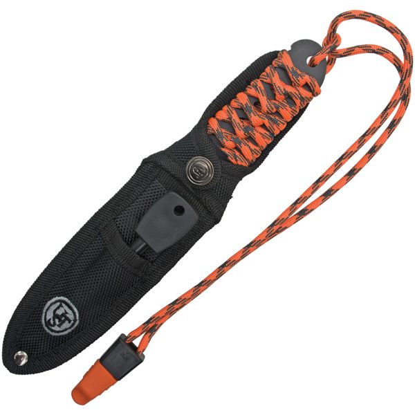 WG12238_add_01 UST ParaKnife 4.0 Pro Fixed Blade Knife 4.75" with Paracord and Fire Starter