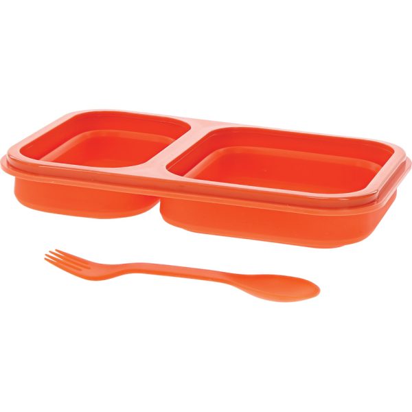 UST Flexware Mess Kit Collapsible Orange Silicone