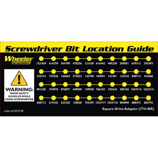 Wheeler Professional Gunsmithing Set 43-Piece S2 Tool Steel w/ Case