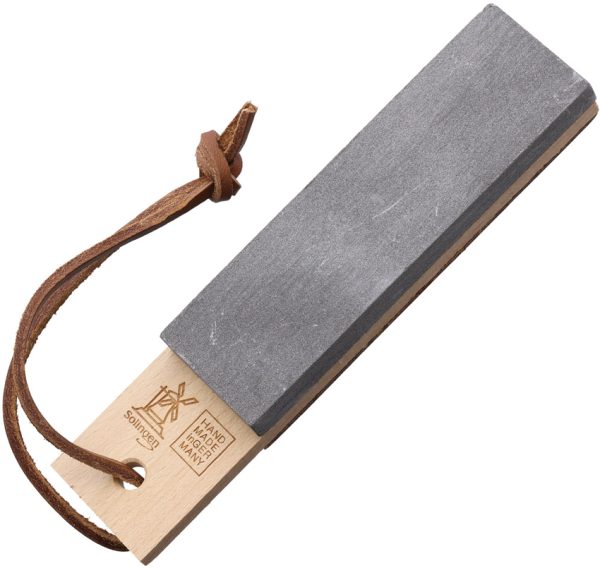 Windmuhlenmesser Stone Strop 5.5" Gray Pyrenees w/ Cowhide